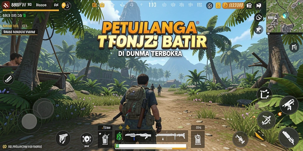 Tampilan menarik dari gameplay 888FW di dunia terbuka.