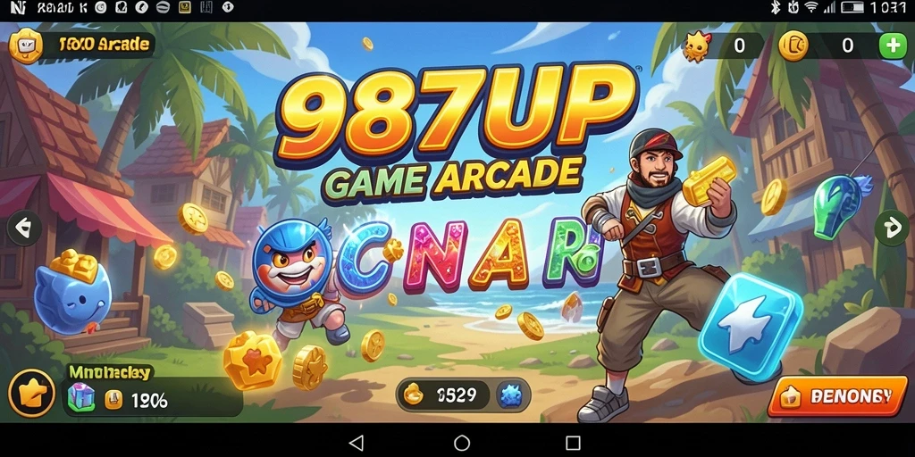 Screenshot 987UP menunjukkan gameplay yang seru dan penuh aksi.