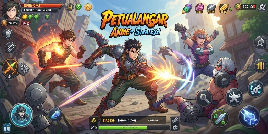 Gameplay seru BRO178 dengan tampilan grafis Anime yang memukau.