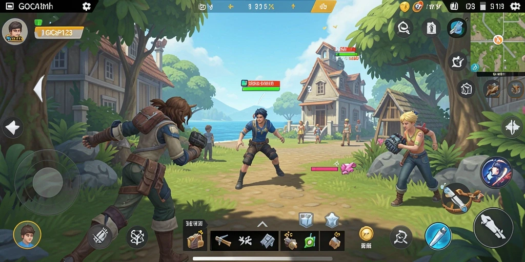 Screenshot GOCAP123 menunjukkan gameplay simulasi yang menarik dan interaktif.