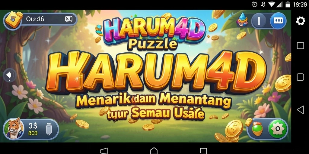 Tampilan menarik dari gameplay <strong>HARUM4D</strong> dengan puzzles yang menantang.