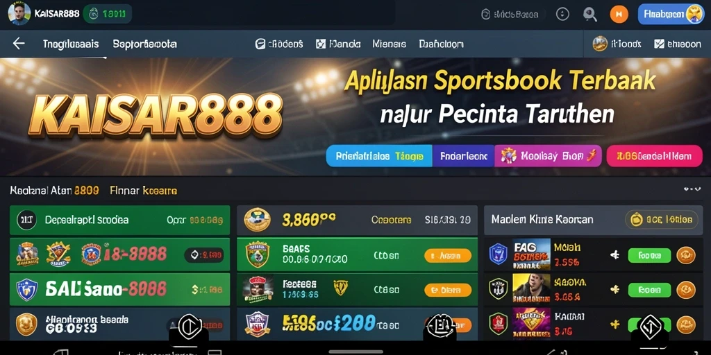 Screenshot KAISAR888 menampilkan tampilan antarmuka taruhan yang menarik.