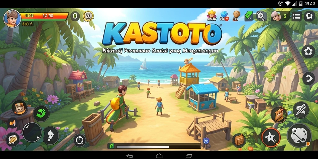 Screenshot KASTOTO menampilkan gameplay yang seru dan mudah dimainkan.