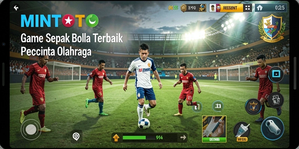 Tampilan gameplay MINTOTO yang intens dan kompetitif di lapangan.