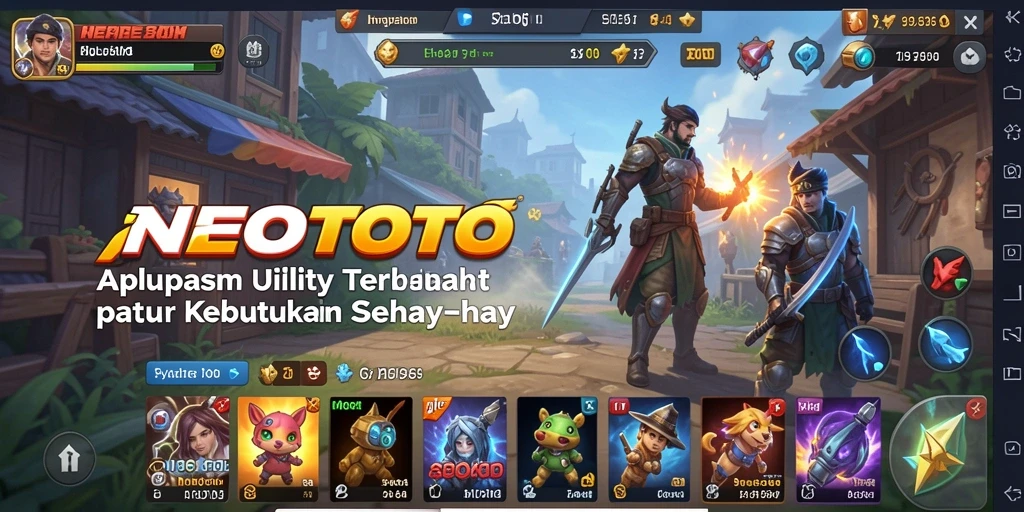 Tampilan utama NEOTOTO dengan fitur pengingat dan jadwal.