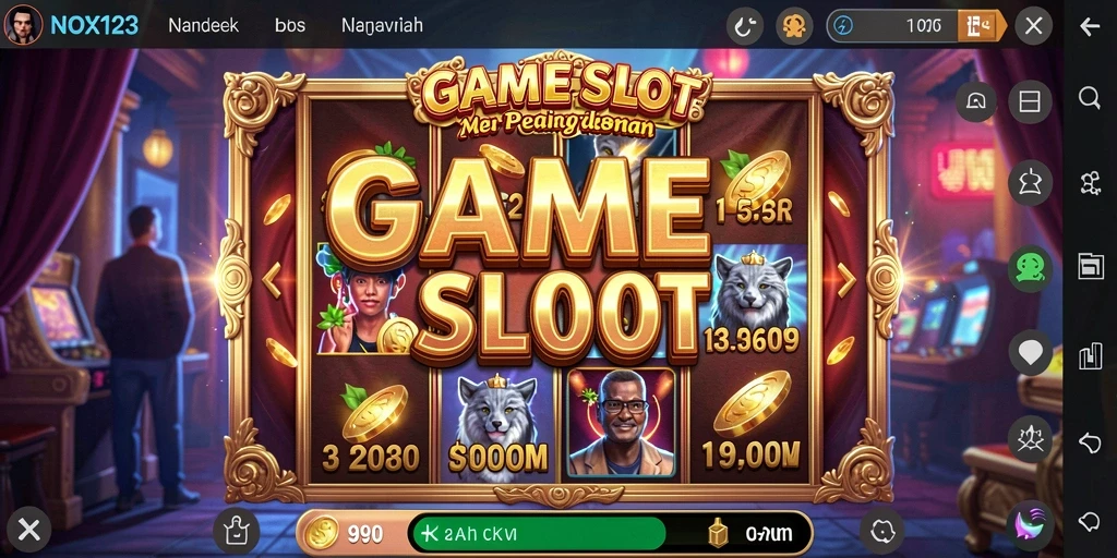Tampilan menarik gameplay Slot NOX123 yang seru dan mengasyikkan.