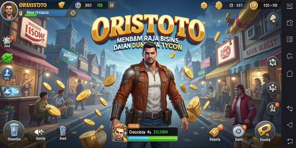 Screenshot menampilkan aktivitas bisnis yang dinamis dalam ORISTOTO.