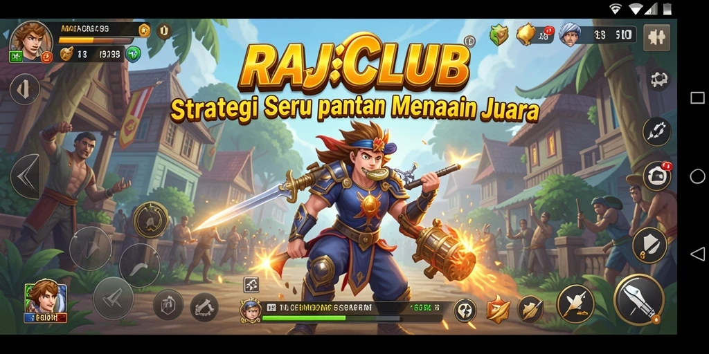 Gameplay seru RAJACLUB menampilkan strategi yang menarik.