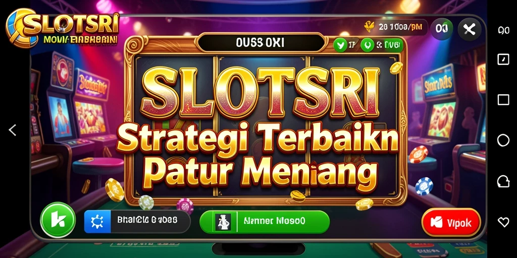 Tampilan gameplay SLOTSRI yang menegangkan dan strategis.
